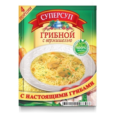 Суперсуп Русский продукт Грибной с вермишелью