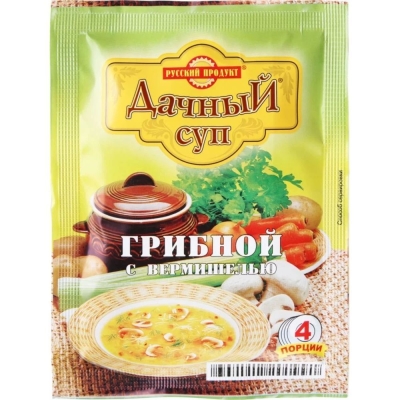 Суп Русский продукт Дачный Грибной с вермишелью