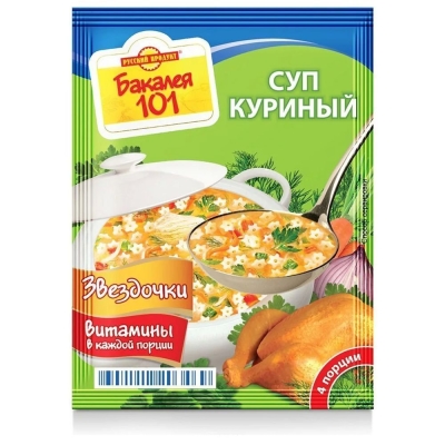 Суп Русский продукт куриный со звездочками