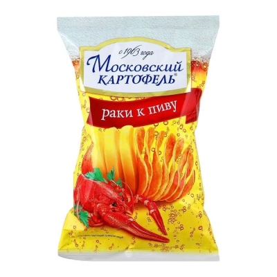 Чипсы Московский Картофель со вкусом раков