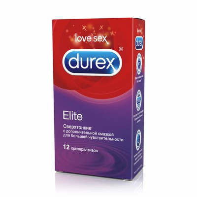 Презервативы Durex №12 Elite сверхтонкие