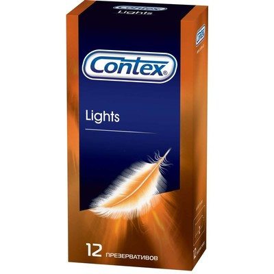 Презервативы Contex 
 №12 Lights особо тонкие