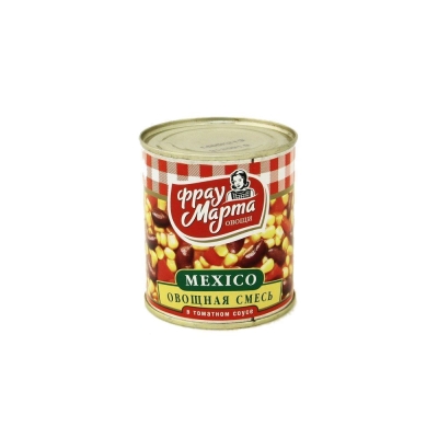 Овощная смесь Фрау Марта Мексико в томатном соусе