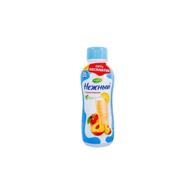 Напиток йогуртный Кампина Нежный с соком персика (бутылка)