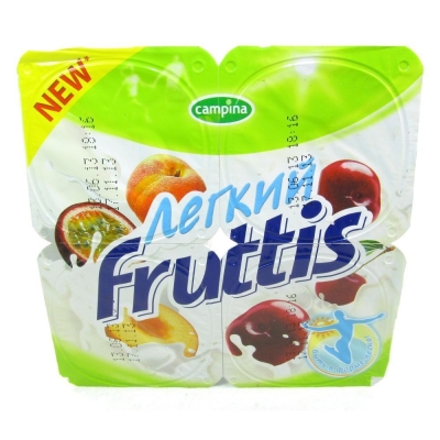Продукт йогуртный Фруттис легкий персик-маракуя-вишня 0,1%