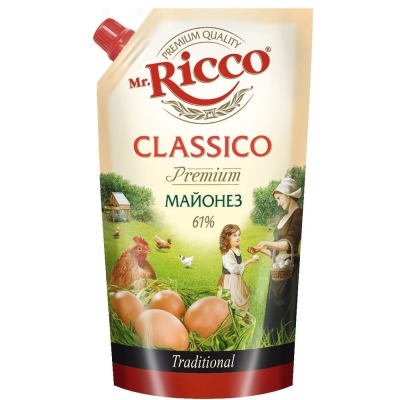 Майонез Mr.Ricco Classico 61% (пакет дозатор)