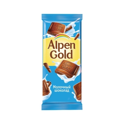 Шоколад Аlpen Gold молочный