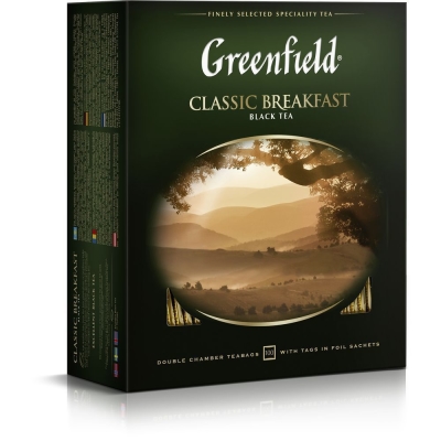 Чай Гринфилд Classic Breakfast 100 пак.