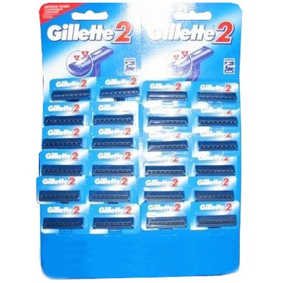Купить Одноразовые станки GILLETTE Gillette2 (на диспл. карте), 0.009 кг