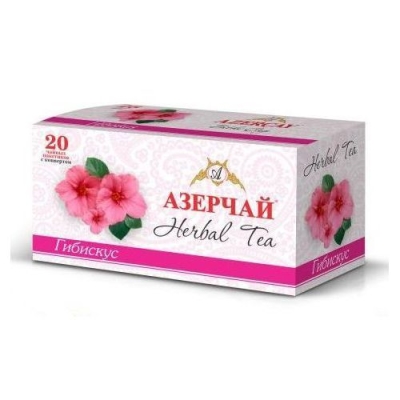Чайный напиток расфасованный Азерчай гибискус 20пак