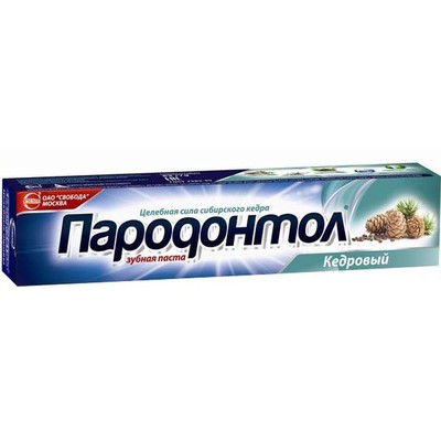 Зубная паста Пародонтол Кедровый  в лам. тубе