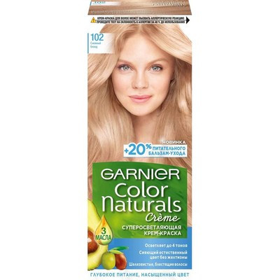Краска для волос Garnier Color Naturals №102 Снежный Блонд