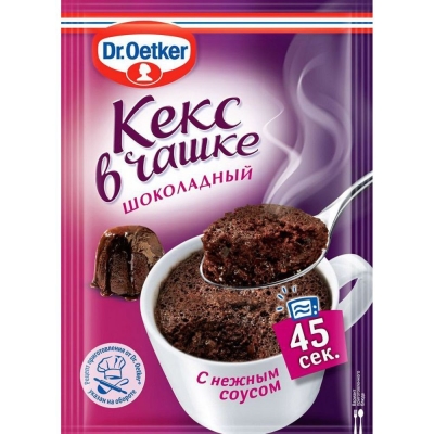 Кекс в чашке Doctor Oetker Шоколадный десерт