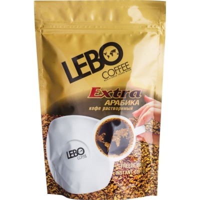 Кофе LEBO Extra растворимый сублимированный порционный