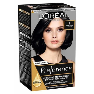 Краска для волос L'Oreal Preference 1.0 Неаполь черный