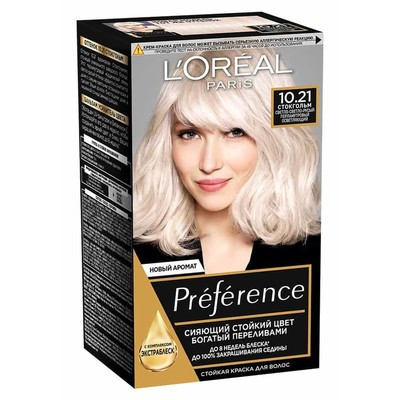 Краска для волос L'Oreal Preference 10.21 Стокгольм светло светло русый
