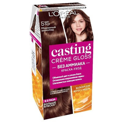Краска для волос L'Oreal Casting Крем Глосс 515 Морозный шоколад