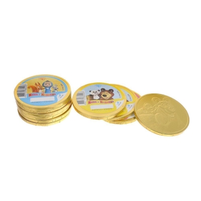 Монеты шоколадные Монетный Двор Маша и Медведь