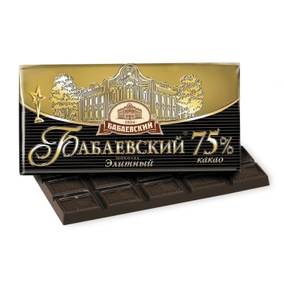 Шоколад Бабаевский элитный 75%