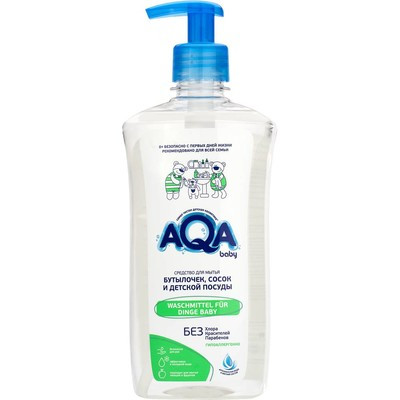 Средство AQA baby для мытья бутылочек, сосок и детской посуды