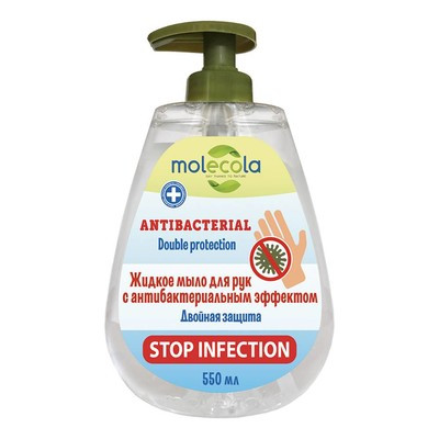 Мыло жидкое для рук Molecola с антибактериальным эффектом