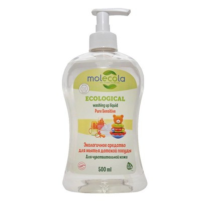 Средство для мытья детской посуды Molecola для чувствительной кожи