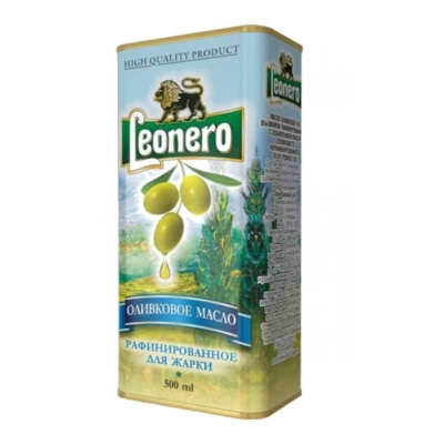Масло Леонеро оливковое рафинированное для жарки ж/б