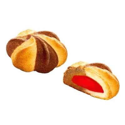 Печенье Белогорье Шапито с клубничной начинкой