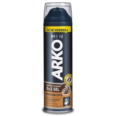Гель 2в1 для бритья и умывания Arko COFFEE