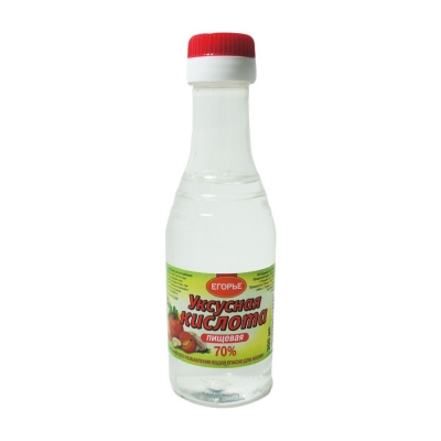 Уксусная кислота Егорье 70% стеклянная бутылка