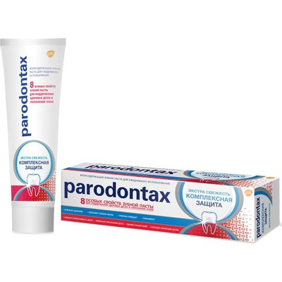 Зубная паста Парoдонтакс Комплексная защита и отбеливание 