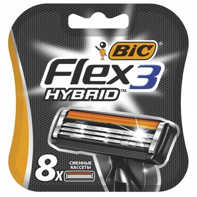 Кассеты BIC FLEX 3 HYBRID (8 шт)