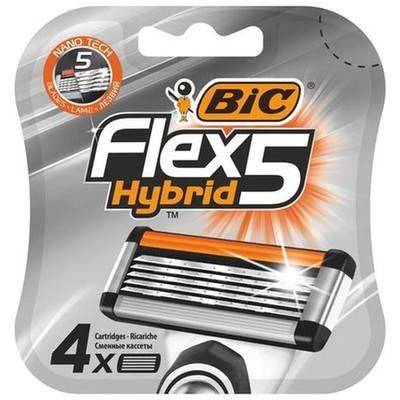 Кассеты BIC FLEX 5 HYBRID (4 шт)