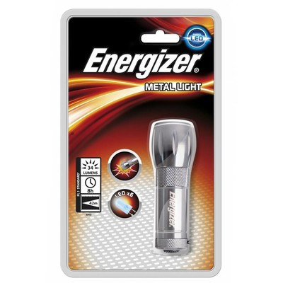 Фонарь Energizer Для дома Metal Light 3AAA 3LED, 21lm., дальн. 16м. (без батарей)