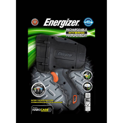 Фонарь Energizer Для работы проф/прожектор HARD CASE PRO RECHARGEABLE+6ААакб, даль.425м,550LUM