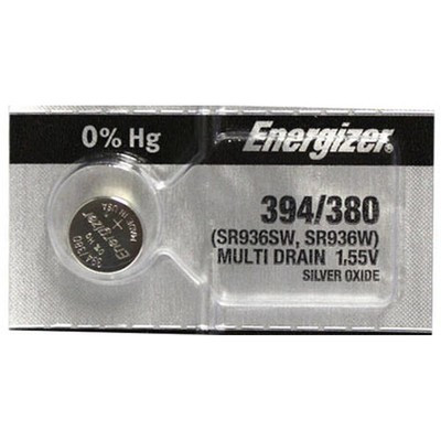 Батарейка ЭНЕРДЖАЙЗЕР Silver Oxide 394/380 1шт 1.55V