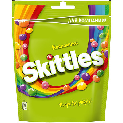 Конфеты жевательные Skittles Кисломикс 