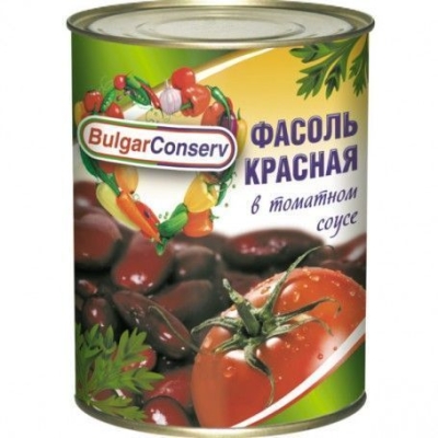 Фасоль красная Булгарконсерв в томатном соусе ж/б