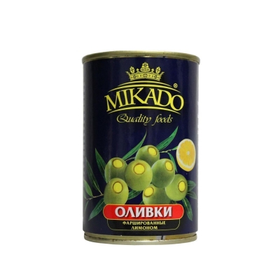 Оливки Mikado фаршированные лимоном ж/б