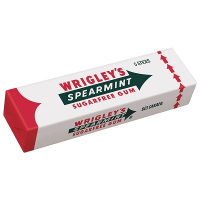 Жевательная резинка Wrigley`s Spearmint белый