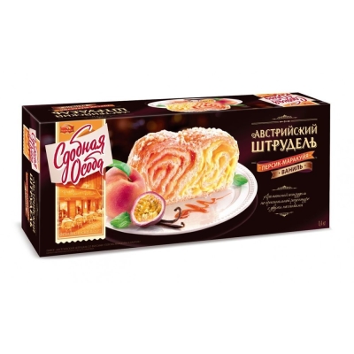 Пирог Черемушки Австрийский штрудель персик-маракуйя, ваниль